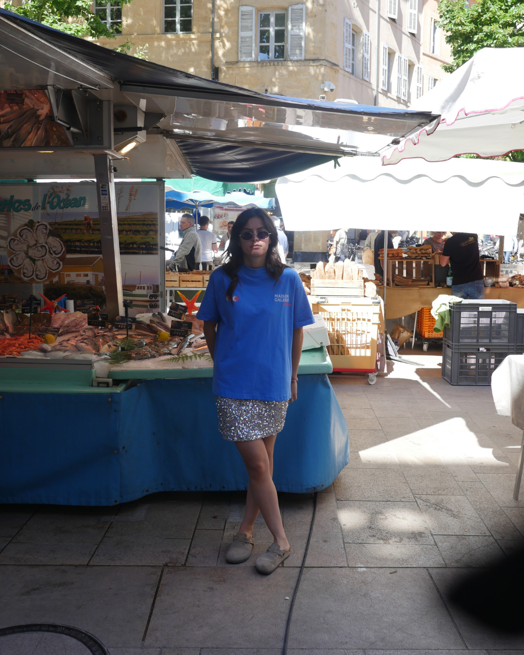 Mediterranean Lobster Tee Blue