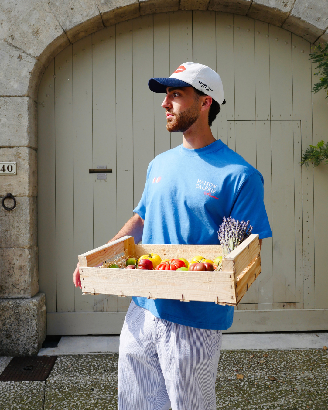 Mediterranean Lobster Tee Blue