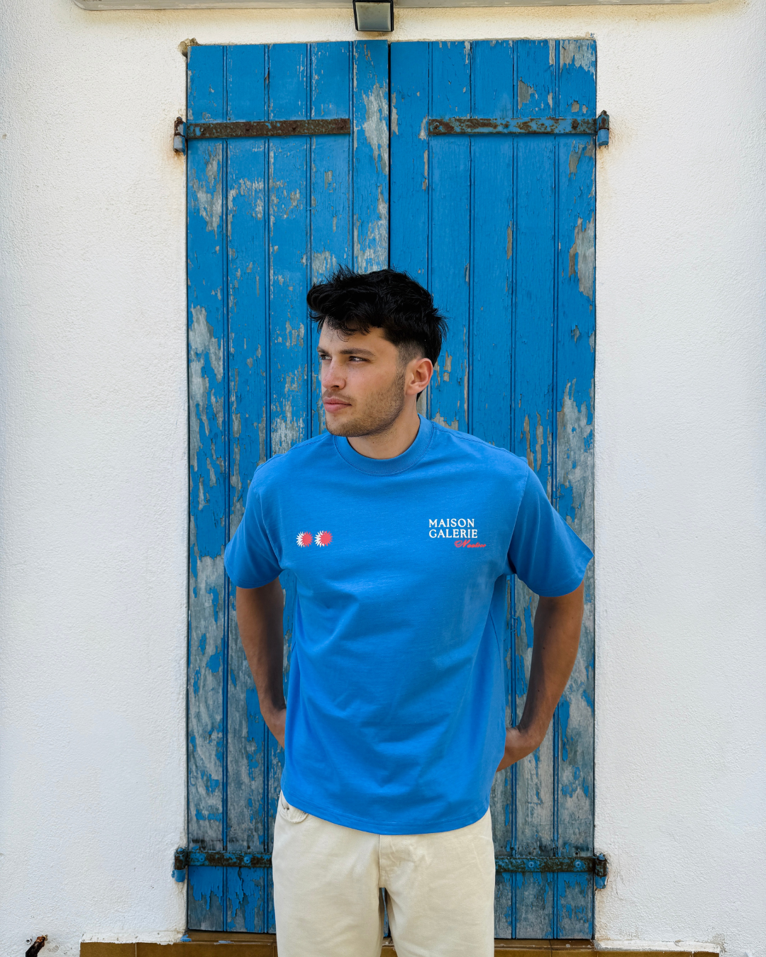 Mediterranean Lobster Tee Blue