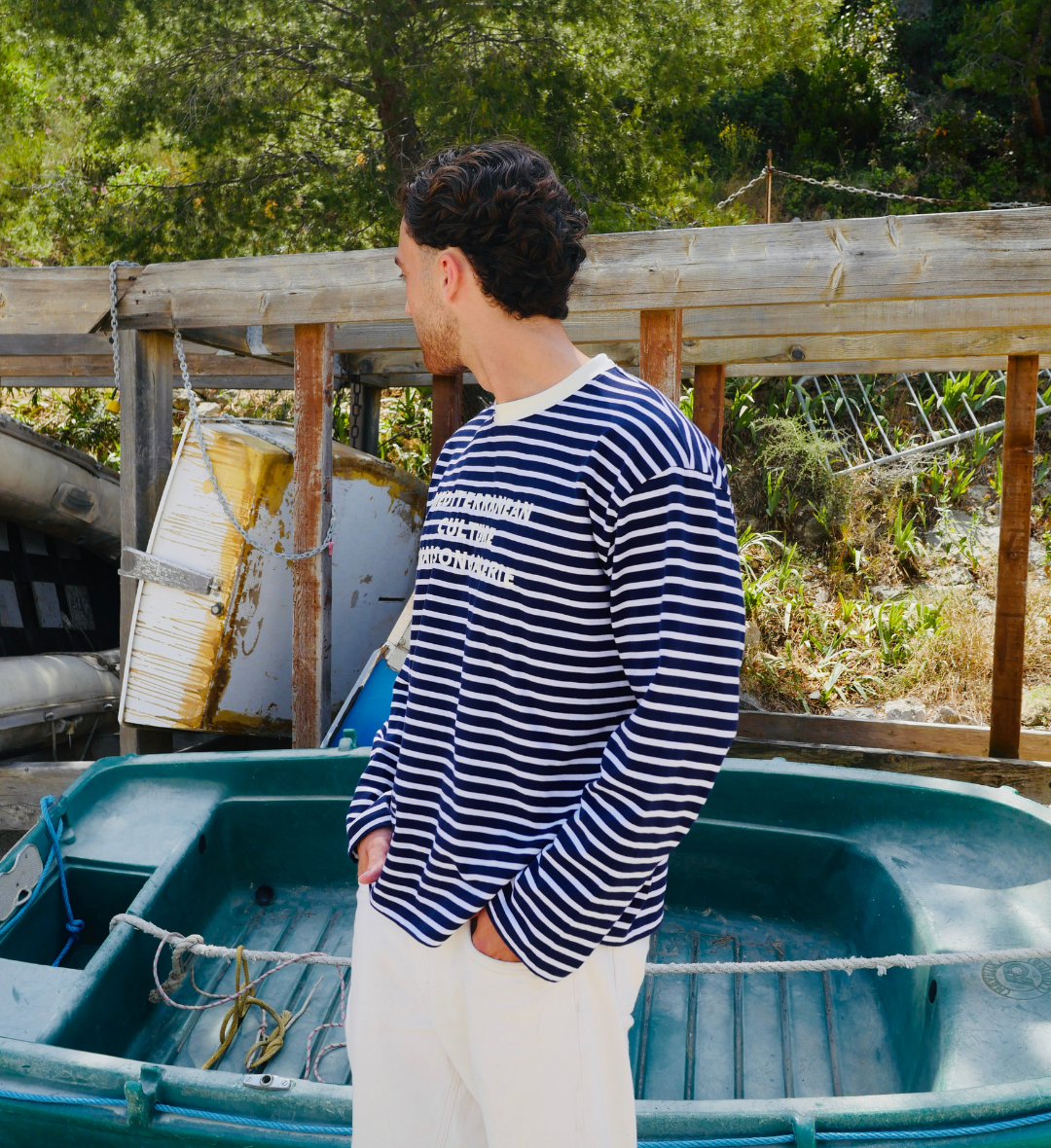 La Marinière Sleeves Blue