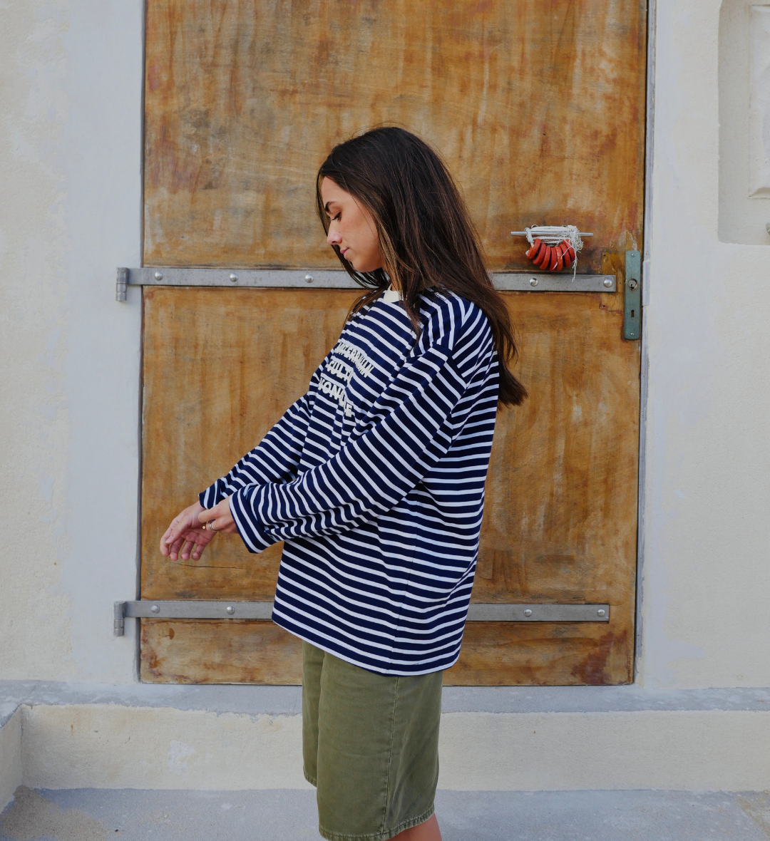 La Marinière Sleeves Blue