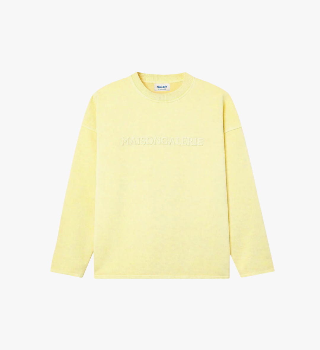 The Sun Crew Neck Sweatshirt Yellow