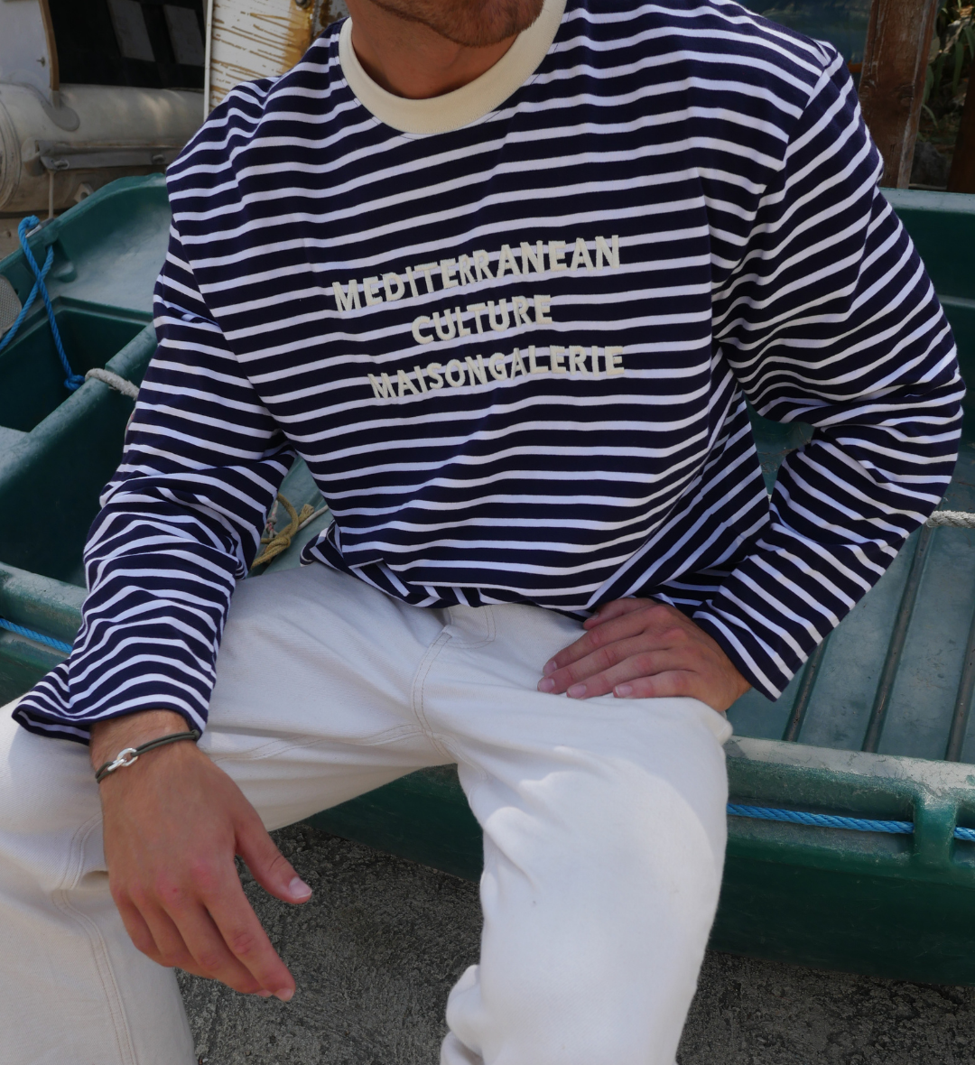 La Marinière Sleeves Blue
